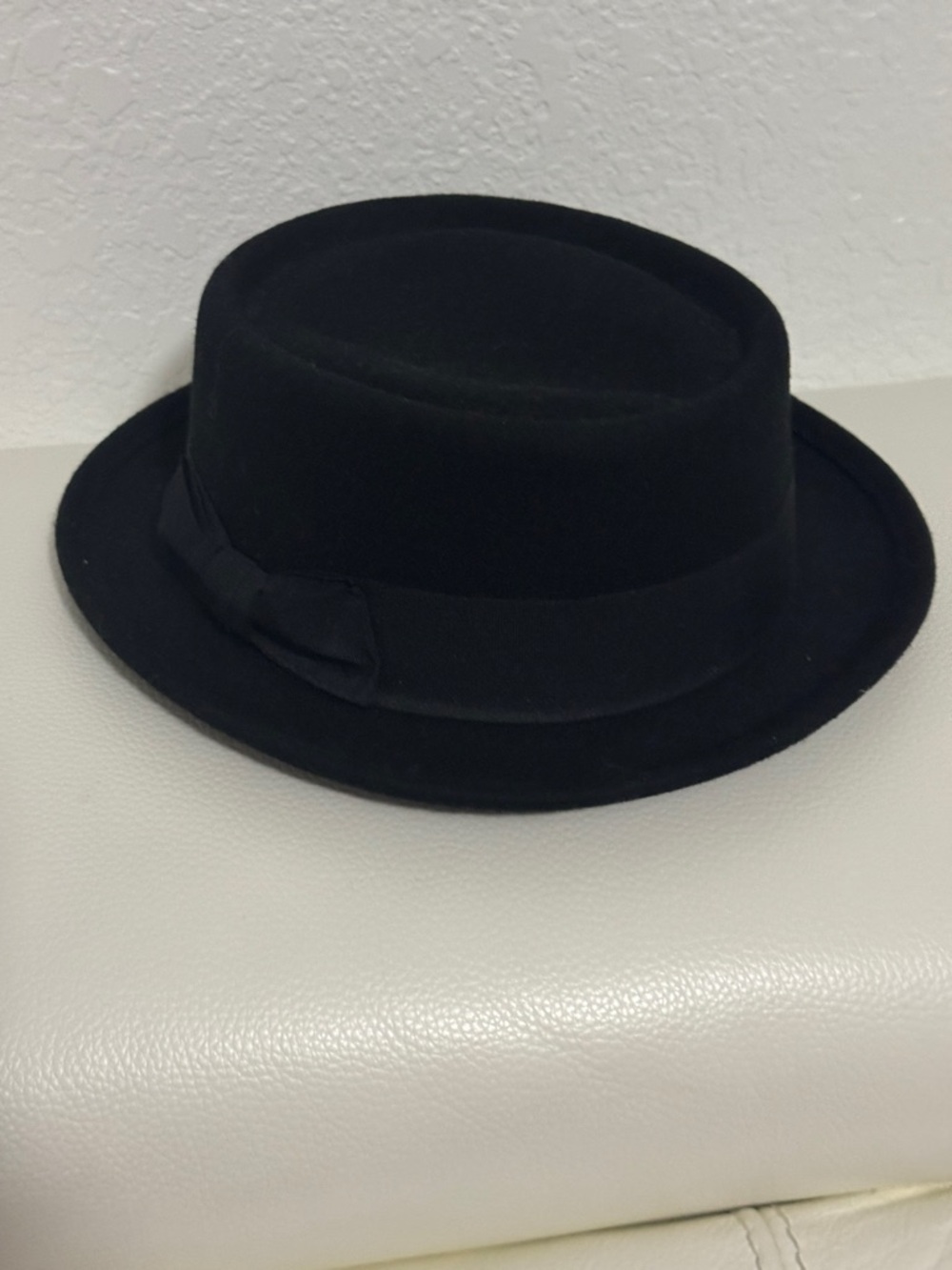 Black Felt Pork Pie Hat - Classic Men's Hat